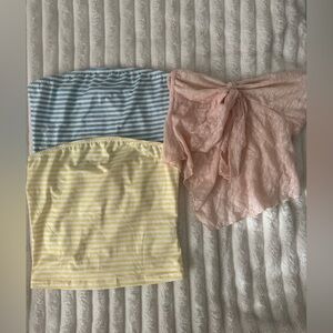 shein tube top bundle all xs!